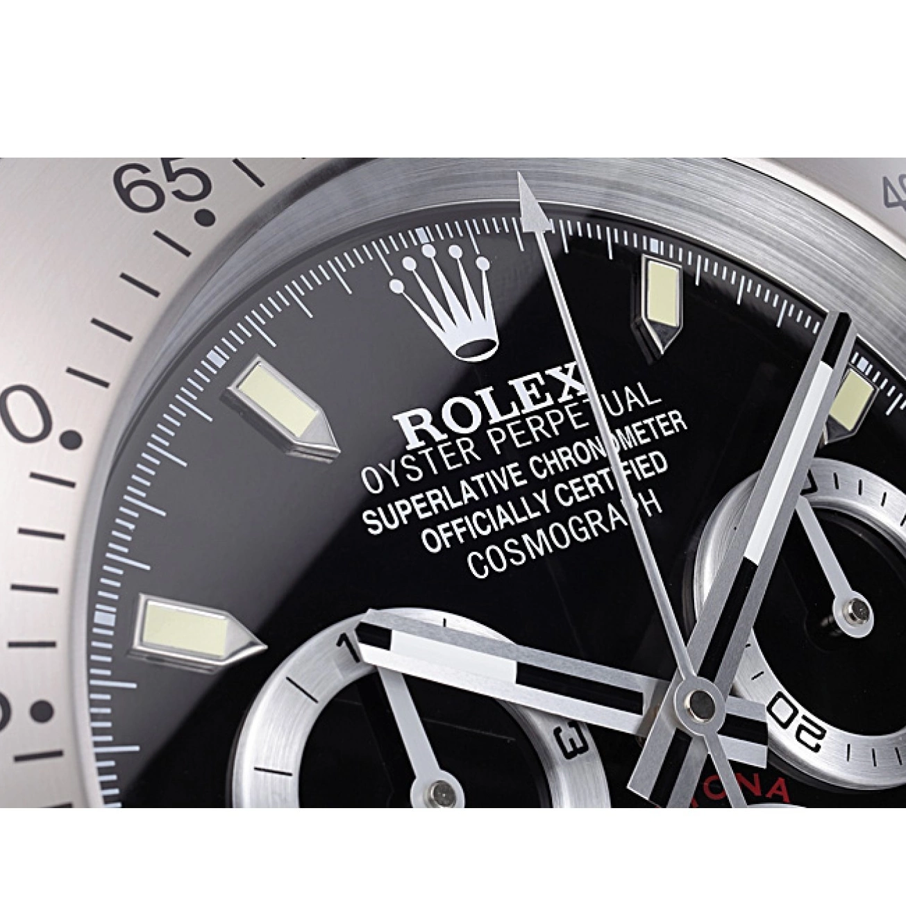 Rolex aaa copy Cosmograph Wall Clock Silver-Black Rolex Daytona 621909 0707